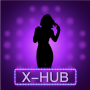 icon X-HUB(X-HUB: Obrolan, dan siaran langsung!)