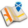 icon Map of Scotland offline(Peta offline Skotlandia)