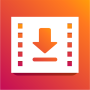 icon Video Downloader: Save Video (Video: Simpan Video)