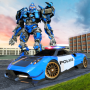 icon Police Car Robot：Transform War (Robot Mobil Polisi Strife：Transform War)