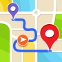 icon GPS Navigation, Map Directions (Navigasi GPS, Arah Peta)