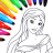 icon Princess coloring game(Game Mewarnai Putri) 18.5.6