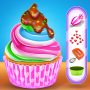 icon Cupcake Maker Girl Cake Games(Pembuat Cupcake Game Kue Gadis
)