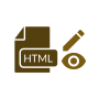 icon HTML Edit & View(Edit HTML Lihat
)