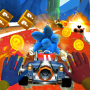 icon Blue Hedgehog Kart Racing(Hedgehog Blue Mainkan Kart Racing
)