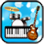icon Band Game(Permainan Band: Piano, Gitar, Drum)