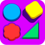 icon Color Shape(permainan anak-anak: bentuk warna Teka)