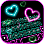 icon Neon Pop Hearts(Neon Pop Hearts Keyboard Background
)