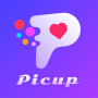 icon Picup(Picup - mengobrol dengan orang asing
)