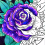 icon Coloring Book: Color by Number ()