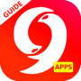 icon Guide for 9app Mobile Market (Panduan Pengunduh Video untuk Pasar Seluler 9app
)