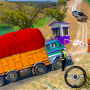 icon Truck Simulator Cargo Transport Driver 3D(Truk Kargo India Pertanian Traktor Trolley Sim Game Menembak)