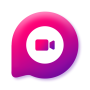 icon Rendom Video Chat(Ghapaghap Panggilan Video Langsung)