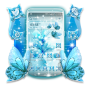 icon Flower Butterfly Glitter Theme ()