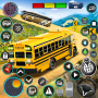 icon Offroad School Bus Driver 3D City Public transport(Pengemudi Bus Sekolah Offroad)