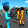 icon Police Stickman Criminal Plane(Simulator Bus Penjara Polisi)