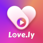 icon Love.ly(Love.ly - Aplikasi pembuat status video liris
)