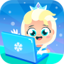 icon Ice Princess Computer(Bayi Putri Es Komputer
)