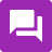 icon Material Purple(MaterialPurple － Tema KakaoTalk) 6.3.1