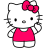 icon Draw Hello Kitty(Cara menggambar
) 2.0