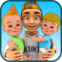 icon Twin Newborn Baby Care 3D Game(Perawatan Bayi Baru Lahir Kembar 3D Game
)