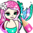 icon Mermaid Coloring Book Glitter(Mermaid Coloring Page Glitter) 1.2.1.5