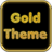 icon Gold Theme(Golden Theme GO Launcher) 6.21