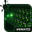 icon Green Light Animated Keyboard + Live Wallpaper(Wallpaper Papan Ketik Lampu Dinding Hijau) 5.9.11
