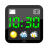 icon Weather Night Dock Free(Cuaca Malam Dermaga dengan jam) 1.18.21