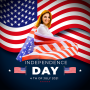 icon American Independence Day 2021(Selamat 4 Juli Hari Kemerdekaan 2021
)