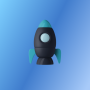 icon Rocket cleaner(, Roket Pembersih - Membersihkan
)