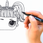 icon How to draw dolls lol(Cara menggambar boneka
)