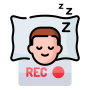 icon Night recorder(Perekam tidur - Perekam bicara tidur
)
