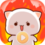 icon Mochi Cat Animated Stickers(Stiker Animasi Mochi Cat)