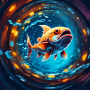 icon Blue Swirl()