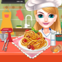 icon Pasta Maker Girl(Yummy Pasta Maker Kitchen Chef
)