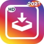 icon video downloader for instagram, story saver (video downloader untuk instagram, cerita saver)