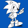 icon Draw Sonic(Cara menggambar Soni the Hedgehog
)