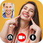 icon Live Video Chat(Bertemu Orang Asing: Obrolan Video Langsung
)