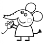 icon Draw Peppa Pig(Cara menggambar Peppo Piglet
)
