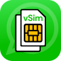 icon vSim for WhatsApp(Nomor Virtual untuk WhatsApp)