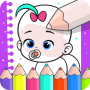 icon Coloring Babies(Mewarnai bayi untuk anak-anak - Buku gambar bayi lucu
)