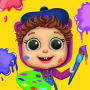 icon com.skyvibe.babyjoyjoydrawingandcoloring(Joy Joy Menggambar, Melukis, Permainan Mewarnai untuk Anak-Anak
)