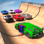 icon Superhero Car Mega Ramp Games(: Permainan Mega Ramp)