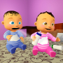 icon Twins Baby Simulator(Real Twins Simulator Bayi 3D)