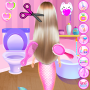 icon Princess Mermaid At Hair Salon(Putri Duyung Di Salon Rambut
)