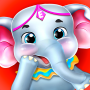 icon Baby ElephantCircus Flying & Dancing Star()
