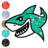 icon Baby Shark Coloring book glitter(Pewarna Gemerlap Hiu Bayi) 5.0