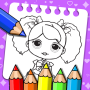 icon Princess Coloring And Drawing Book(Buku Mewarnai Bayi Permainan Anak-anak)