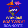 icon Bom dia Tarde e Boa noite Amor (Selamat pagi Sore dan Selamat malam Love)